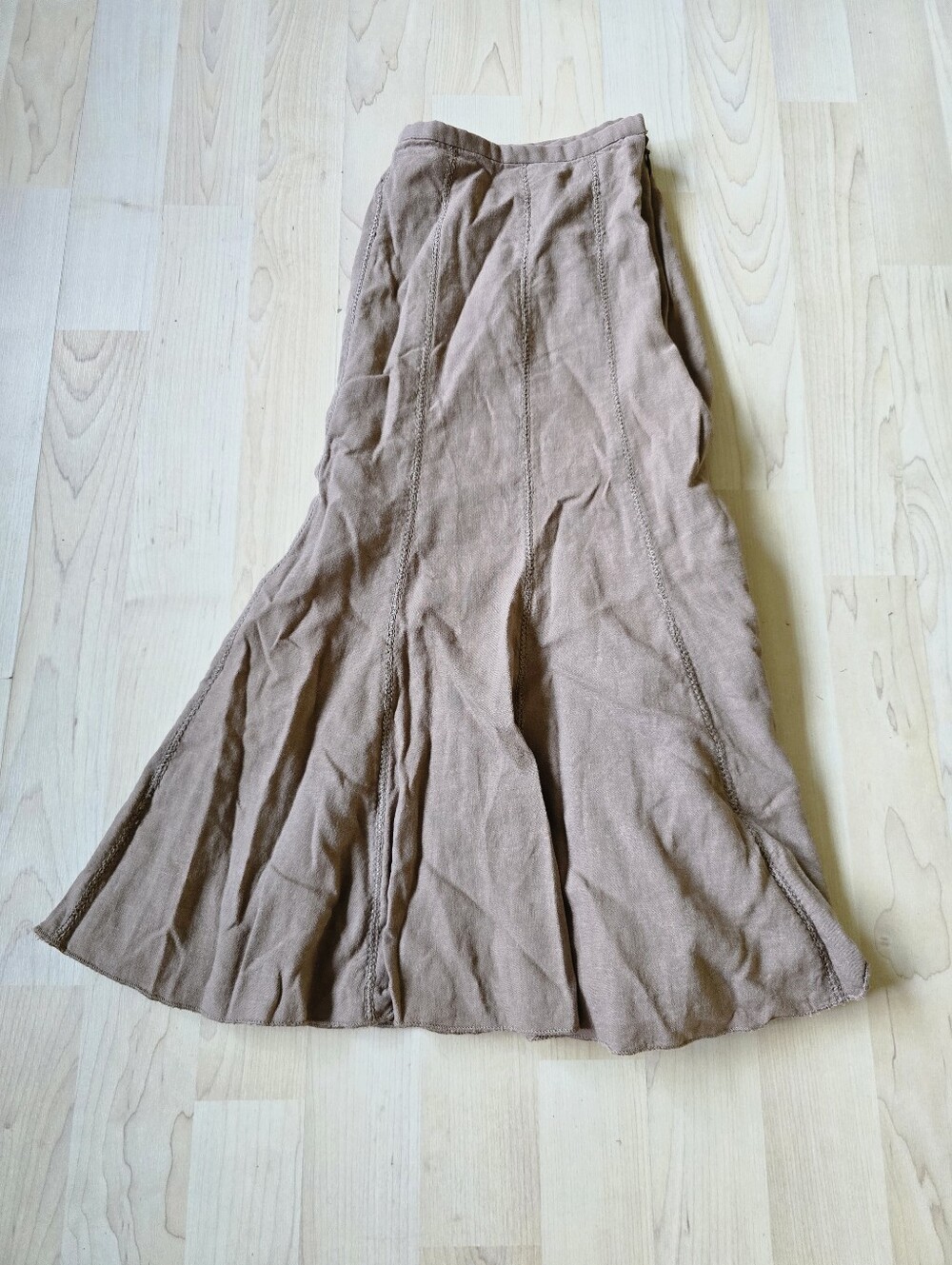 Dalia Collection Linen Blend Skirt Size 8